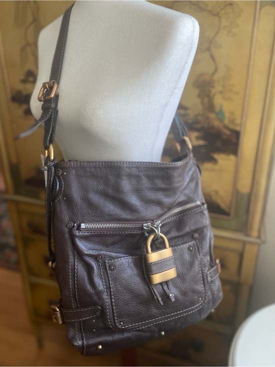 Chloe Handbags - CHLOE OG VTG Y2K Paddington Philo Brown Leather Shoulder Bag Lock & Key RARE EUC